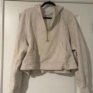 Women's Cream Lululemon Scuba Hoodie